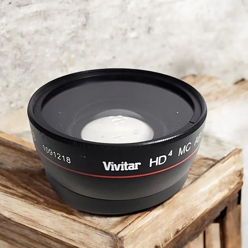 Vivitar HD4 0.43X Wide Angle & Macro Lens | Canon High Def MC AF Converter